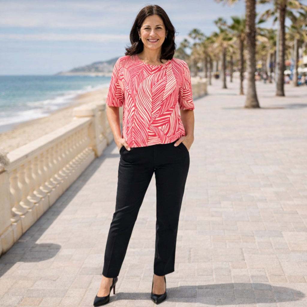 Top, fr�n Sunday, rosa-r�d